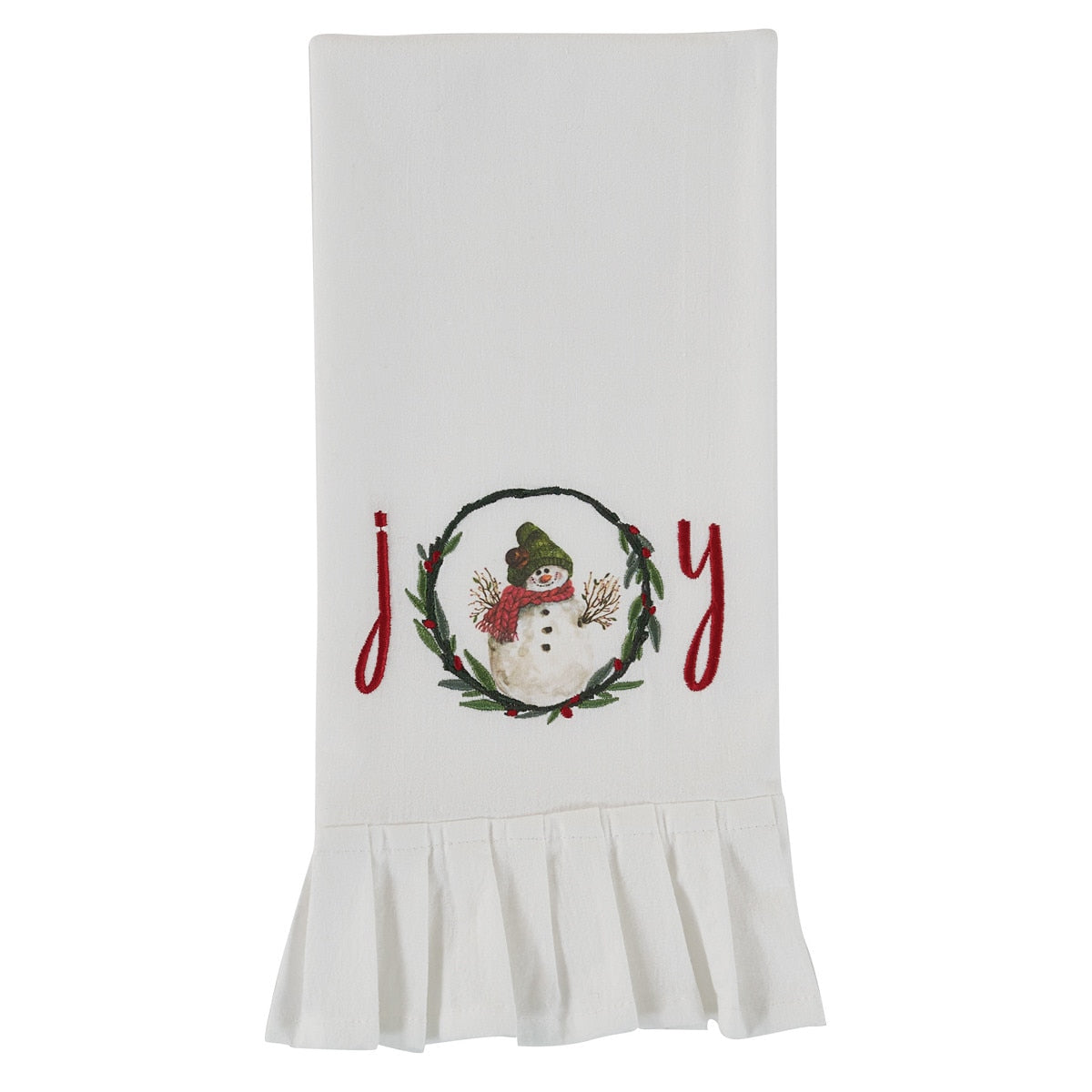 Park Designs Farmhouse Joy Printed Embroidered Flour Sack Dishtowel - Set of 2