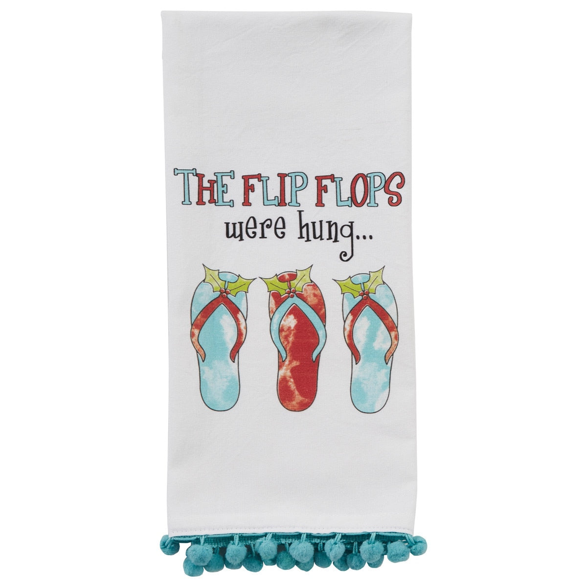 Park Designs Flip Flops Were Hung Dishtowel - Set of 6