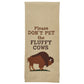 Park Designs Fluffy Cows Embroidered Dishtowel - Set of 2