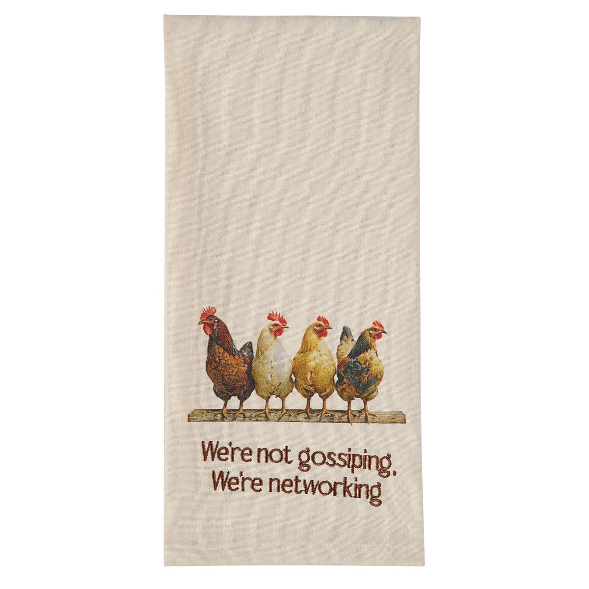 Park Designs Four Chickens In A Row Decorative Dishtowel - Set of 6