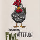 Park Designs Fowl Attitude Embroidered Dishtowel - Set of 6