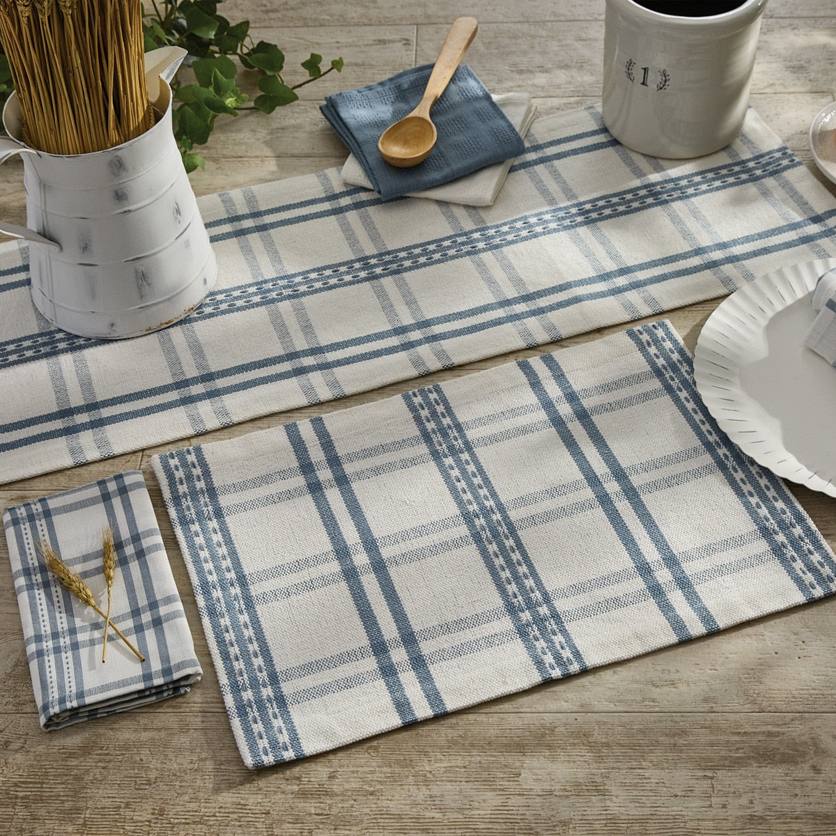 Park Designs French Farmhouse Waffle Dishtowel - Set of 12