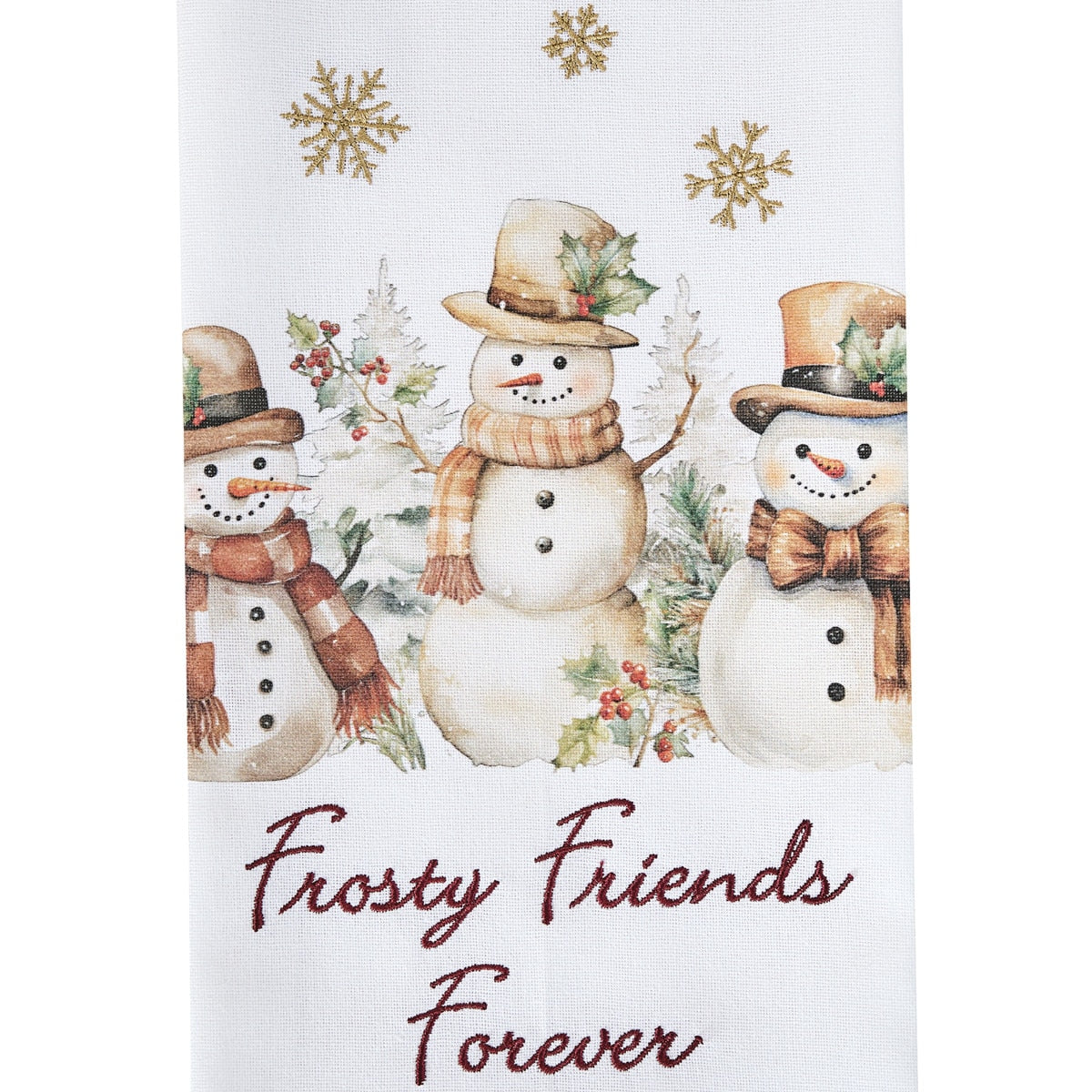 Park Designs Frosty Friends Forever Dishtowel - Set of 6