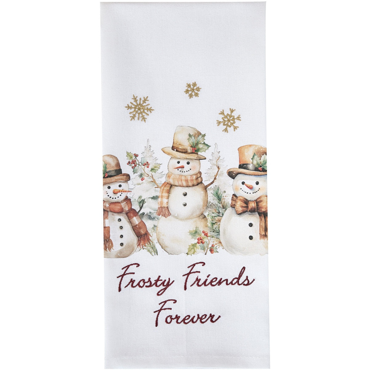 Park Designs Frosty Friends Forever Dishtowel - Set of 6