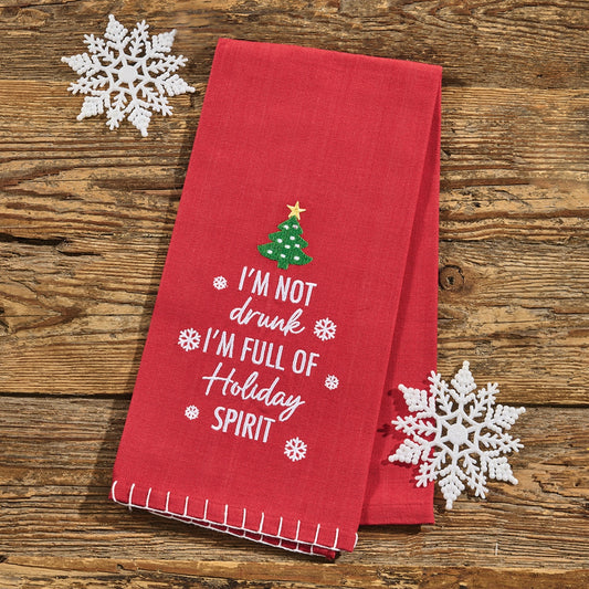 Park Designs Full Of Holiday Spirit Decorative Dishtowel - Set of 6