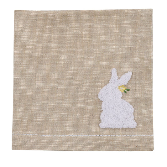 Park Designs Fuzzy Bunny Napkin - Set of 12