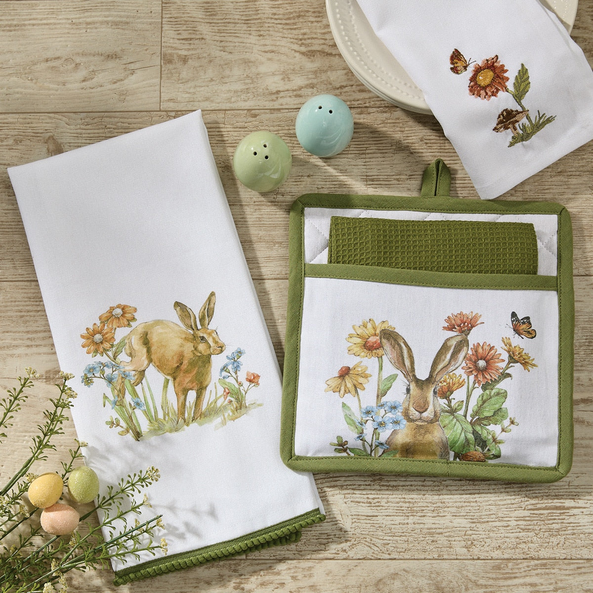 Park Designs Garden Glory Decorative Dishtowel - Set of 6
