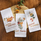 Park Designs Give Thanks Flower Dishtowel - Set of 6