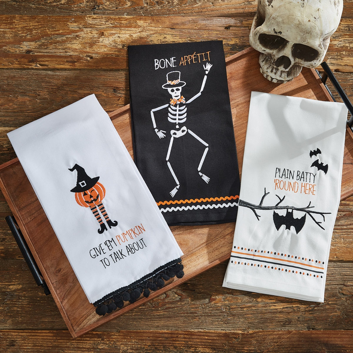 Park Designs Give Em Pumpkin Decorative Dishtowel - Set of 2