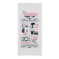 Park Designs Glamping Check List Printed Dishtowel - Set of 12