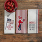 Park Designs God Bless Our Flag Applique Dishtowel - Set of 2