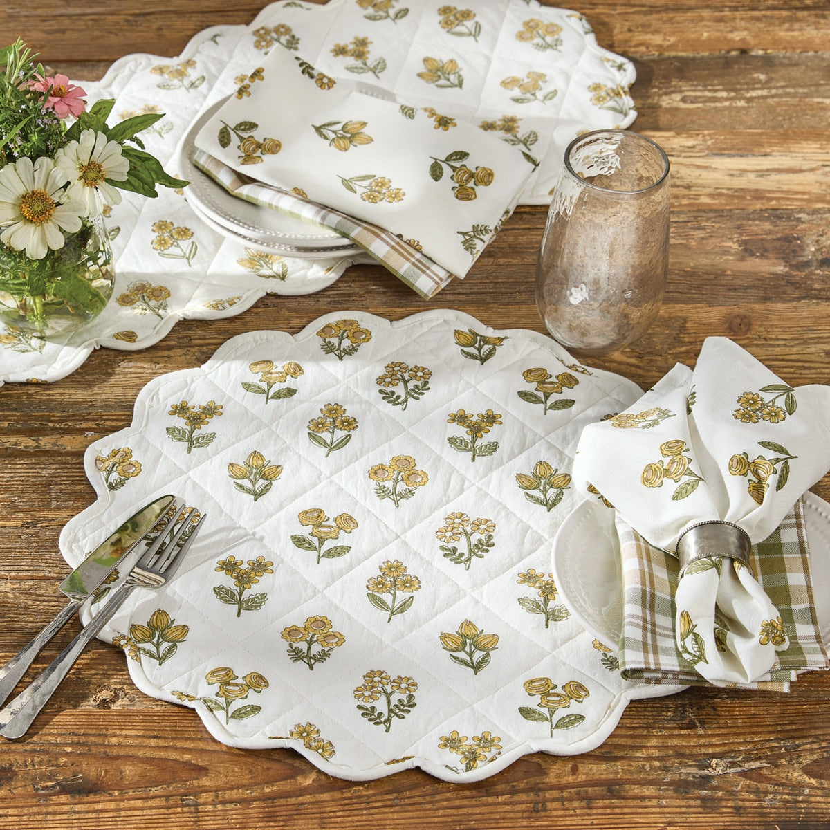 Park Designs Golden Acres Placemat 15" Dia - Set of 12