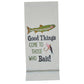 Park Designs Good Things Come Embroidered Dishtowel - Set of 6