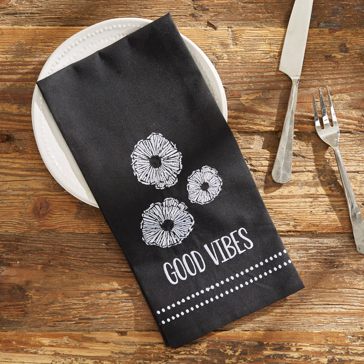 Park Designs Good Vibes Dishtowel - Set of 6