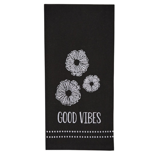 Park Designs Good Vibes Dishtowel - Set of 6