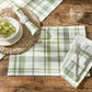 Park Designs Greenlee Printed Plaid Napkin - Set of 12