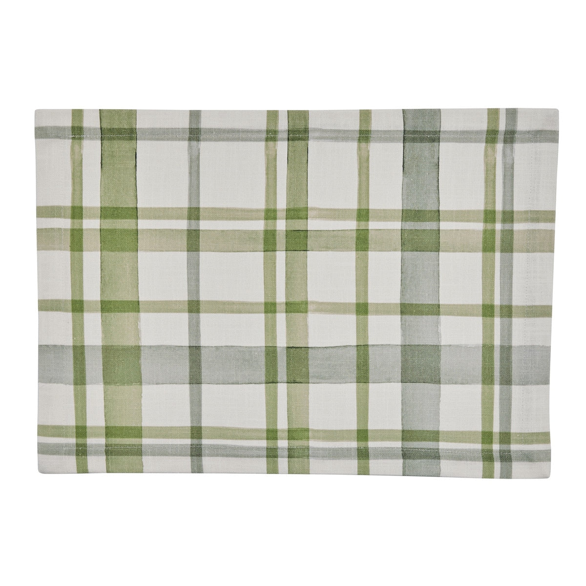 Park Designs Greenlee Printed Plaid Placemat - Set of 12