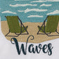 Park Designs Happiness Comes In Waves Dishtowel - Set of 6