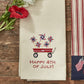 Park Designs Happy 4th of July Embroidered Dishtowel - Set of 6