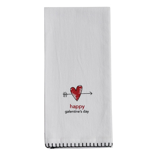 Park Designs Happy Galentine's Day Sentiment Dishtowel - Set of 2