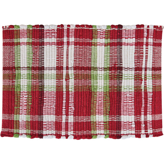 Park Designs Happy Holidays Chindi Placemat - Set of 12