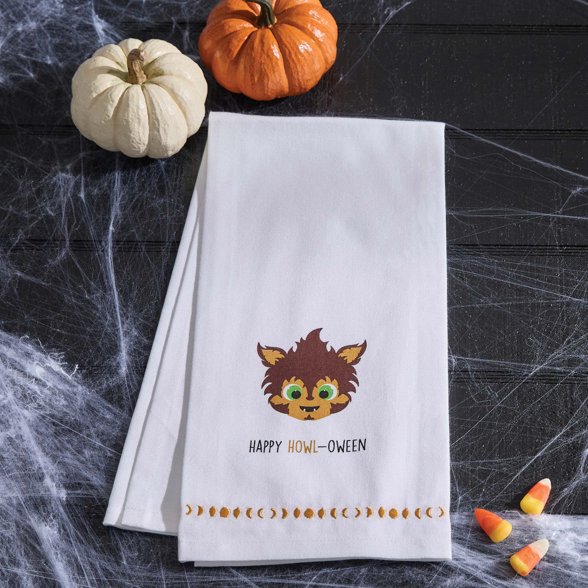 Park Designs Happy Howl-Oween Dishtowel - Set of 6