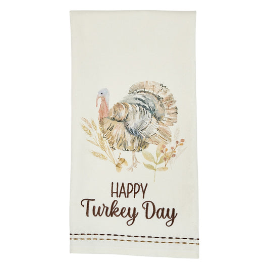 Park Designs Happy Turkey Day Dishtowel - Set of 6
