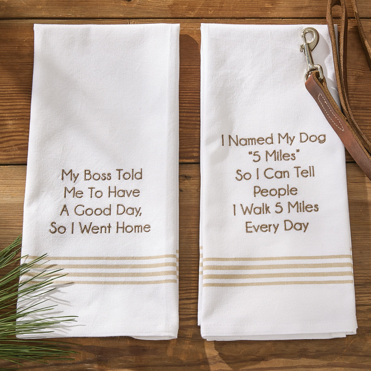 Park Designs 5 Miles Dishtowel - Set of 6