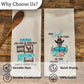 Park Designs No One Is Perfect Embroidered Dishtowel - Set of 6