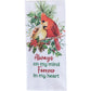 Park Designs Holiday Cardinal Love Decorative Dishtowel - Set of 6