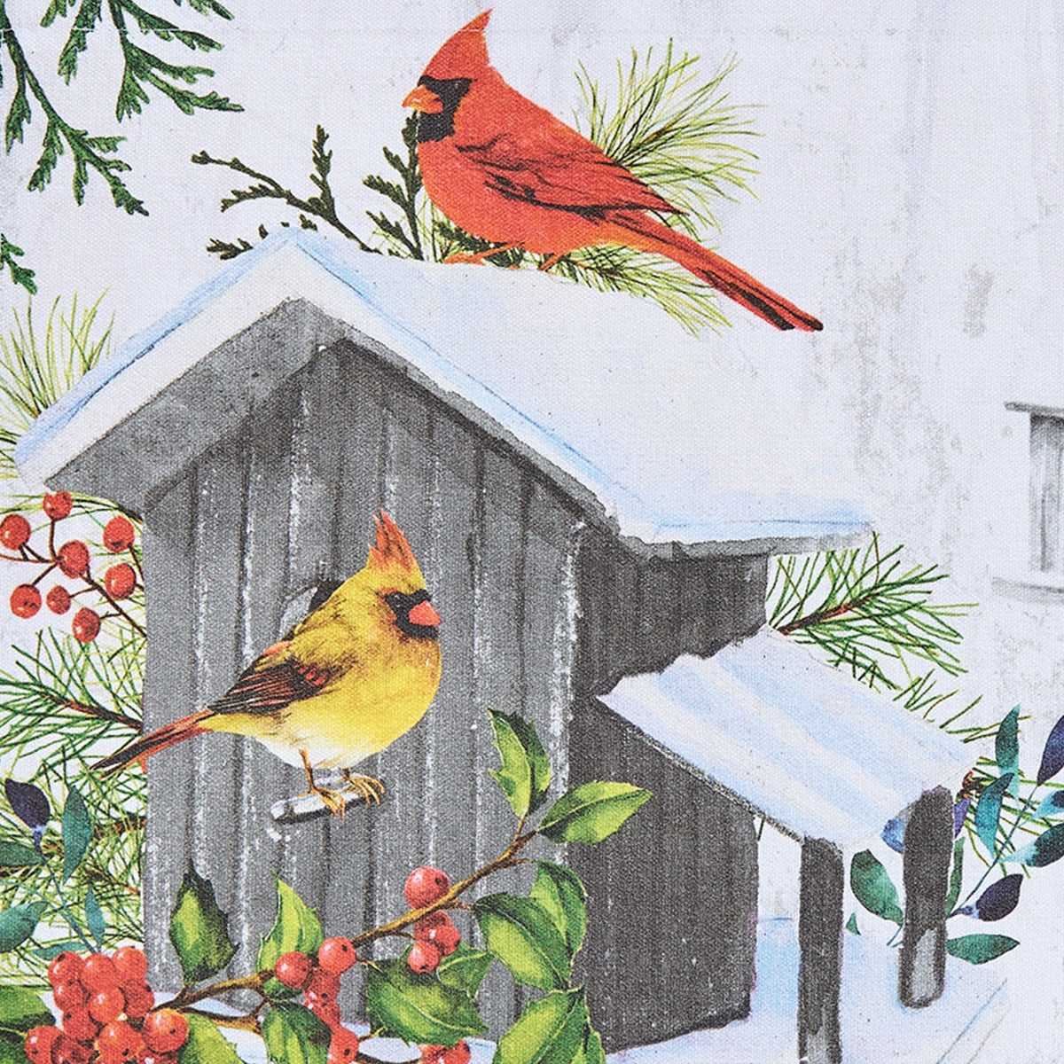 Park Designs Holiday Cardinal Love Placemat - Set of 12