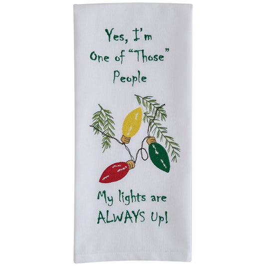 Park Designs Holiday Lights Decorative Dishtowel - Set of 6