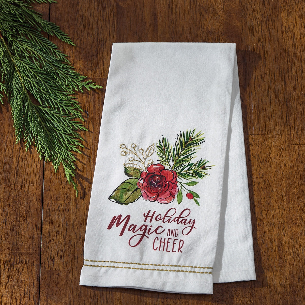 Park Designs Holiday Magic And Cheer Dishtowel - Set of 6
