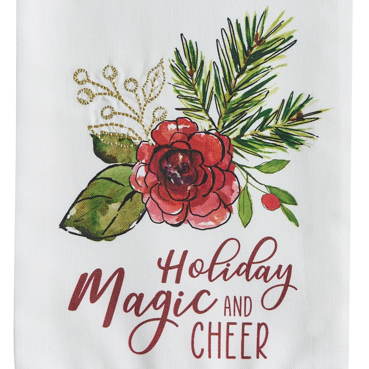Park Designs Holiday Magic And Cheer Dishtowel - Set of 6