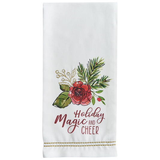 Park Designs Holiday Magic And Cheer Dishtowel - Set of 6