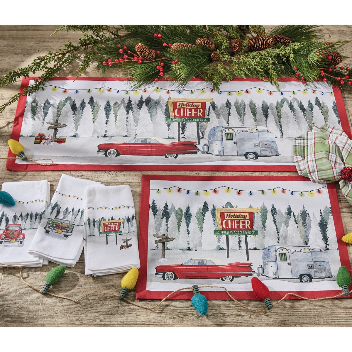 Park Designs Holiday Roadtrip Placemat - Set of 12
