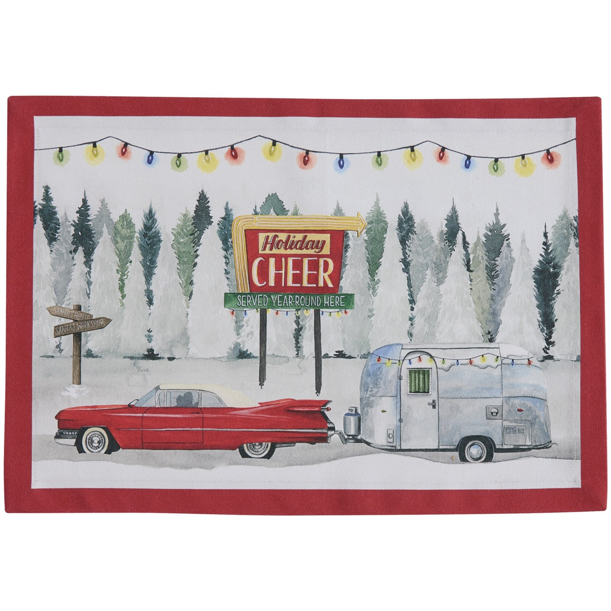 Park Designs Holiday Roadtrip Placemat - Set of 12