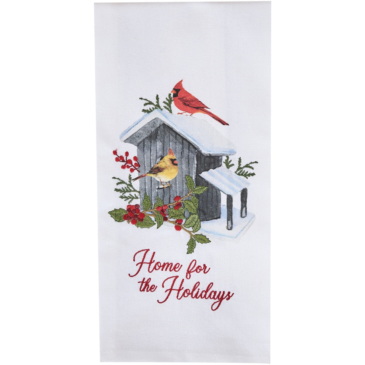 Park Designs Home For The Holidays Dishtowel - Set of 6