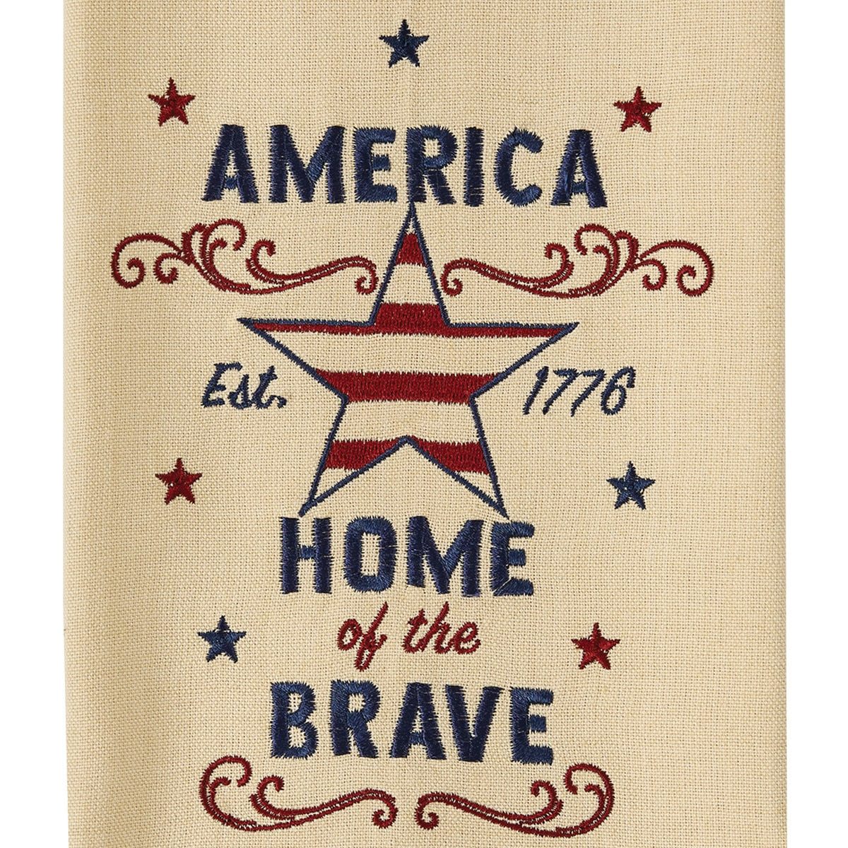 Park Designs Home Of The Brave Decorative Dishtowel - Set of 6