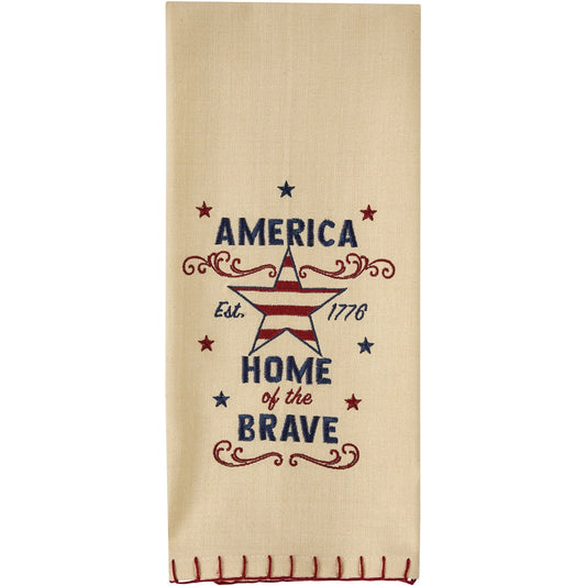 Park Designs Home Of The Brave Decorative Dishtowel - Set of 6