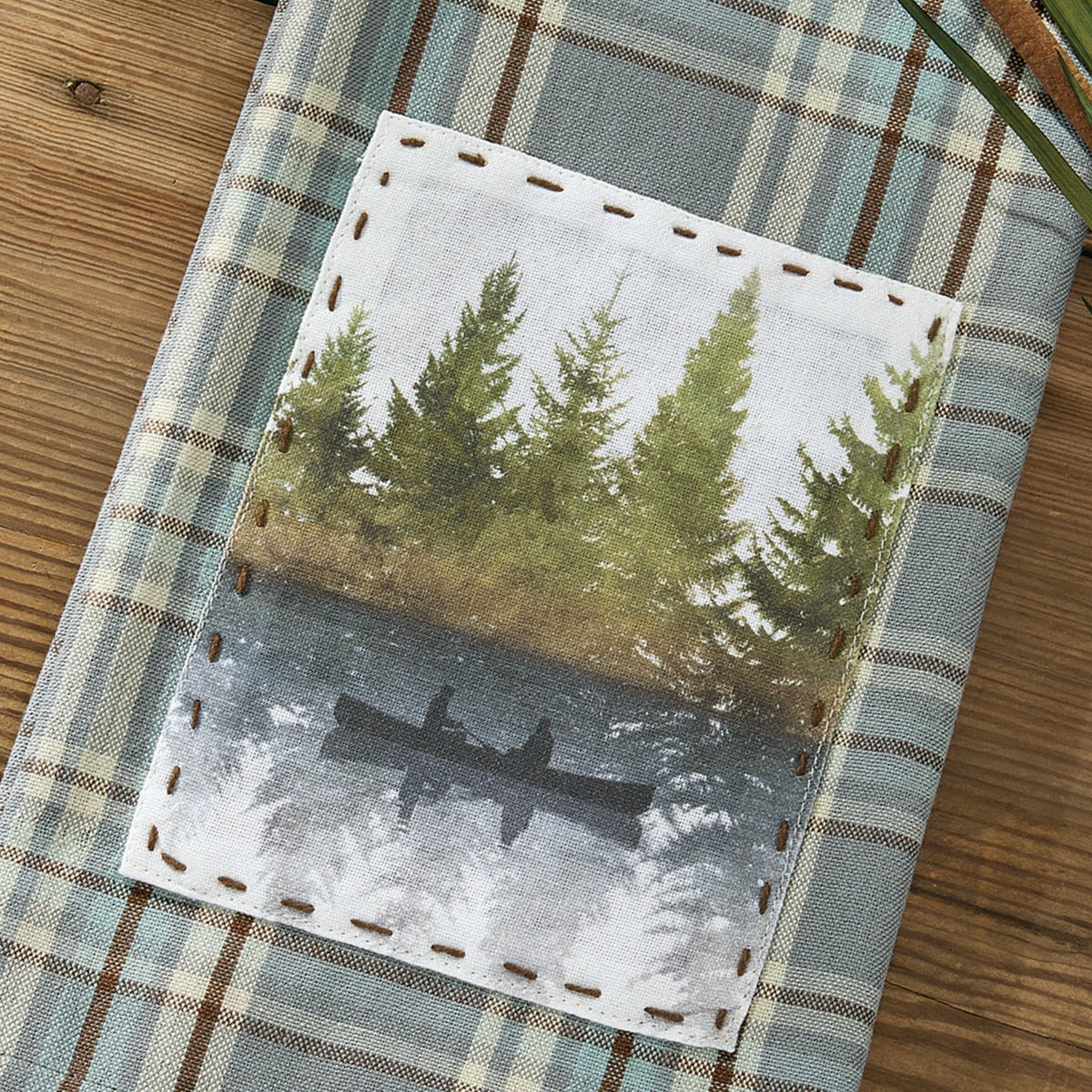 Park Designs Horizon Plaid Decorative Dishtowel - Set of 6