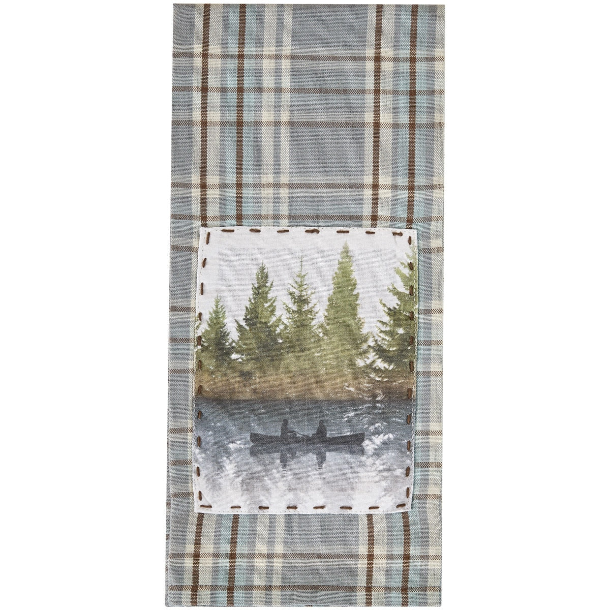 Park Designs Horizon Plaid Decorative Dishtowel - Set of 6