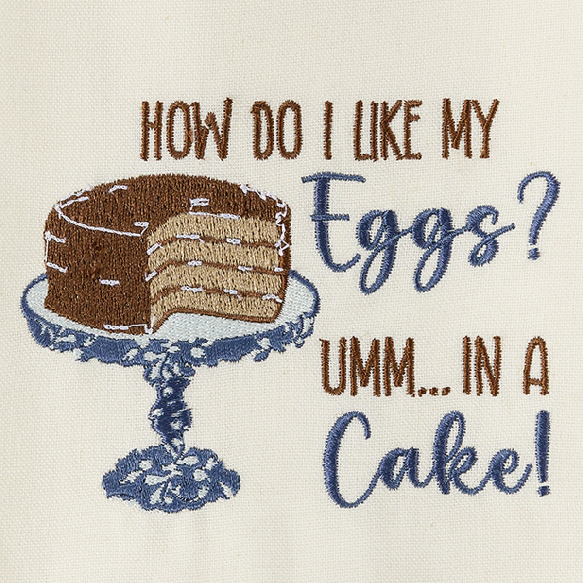 Park Designs How Do I Like My Eggs Decorative Dishtowel - Set of 6