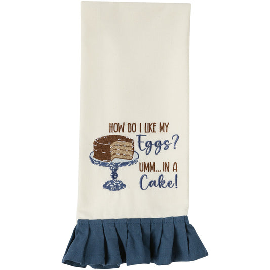 Park Designs How Do I Like My Eggs Decorative Dishtowel - Set of 6