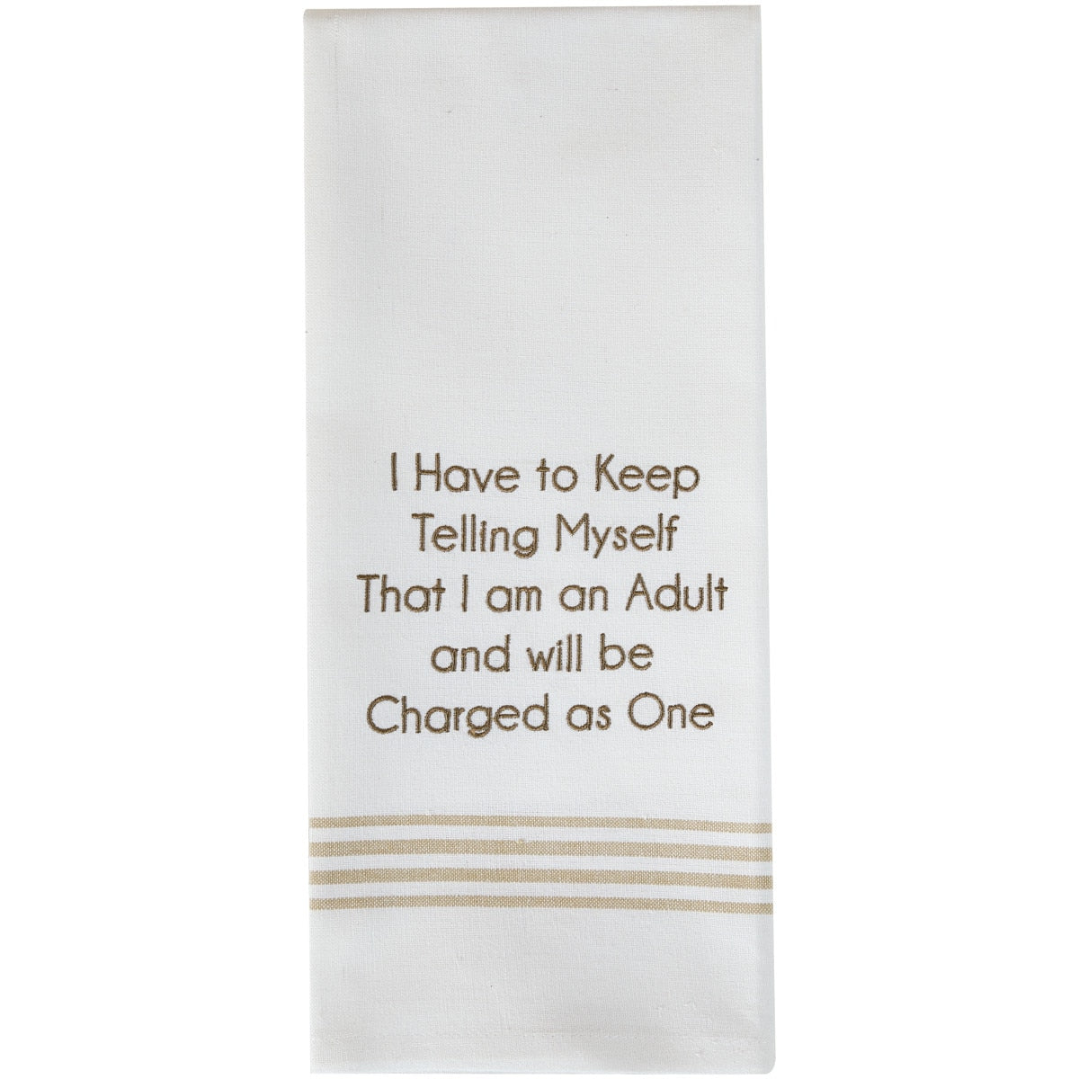 Park Designs I Am An Adult Dishtowel - Set of 6