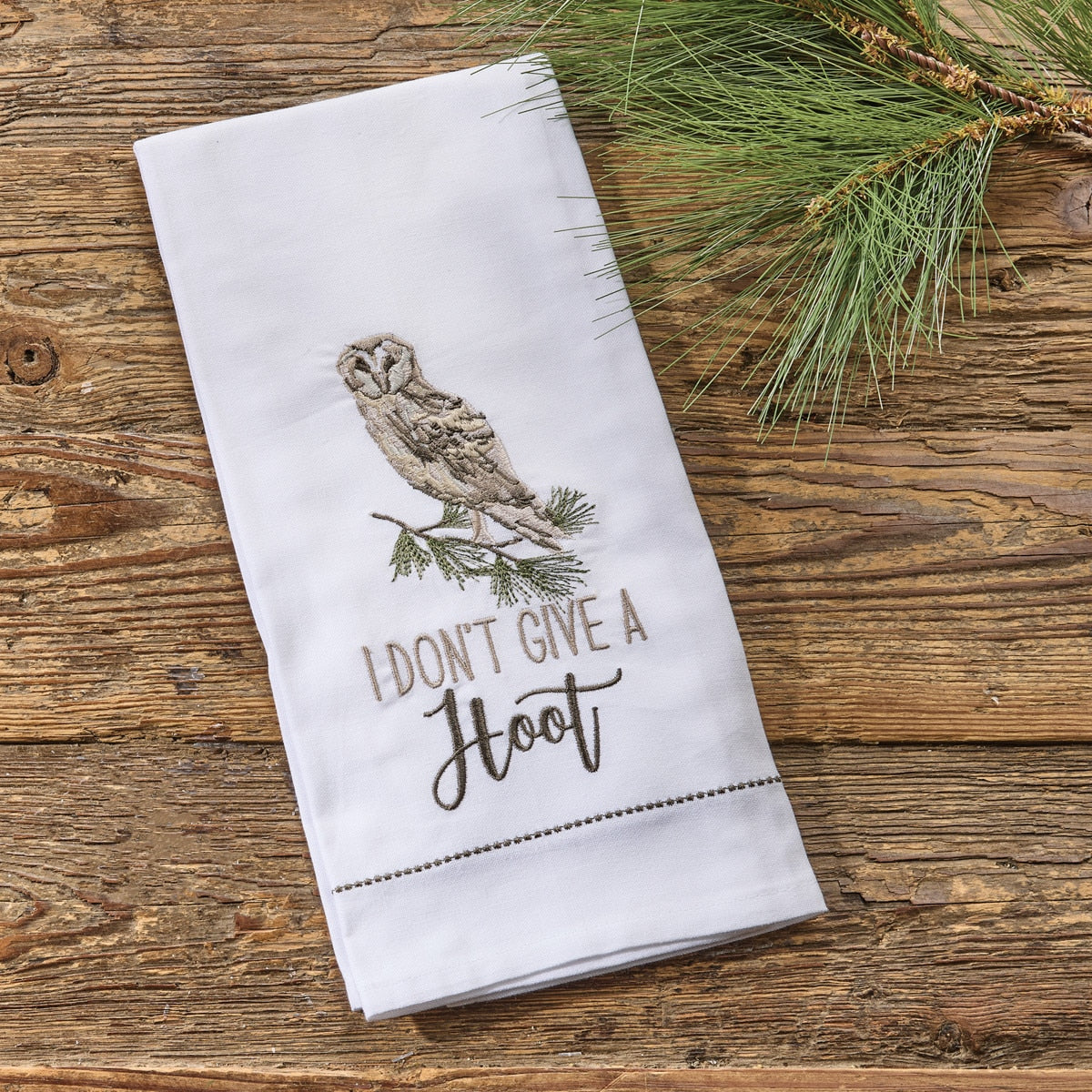 Park Designs I Don'T Give A Hoot Decorative Dishtowel - Set of 6