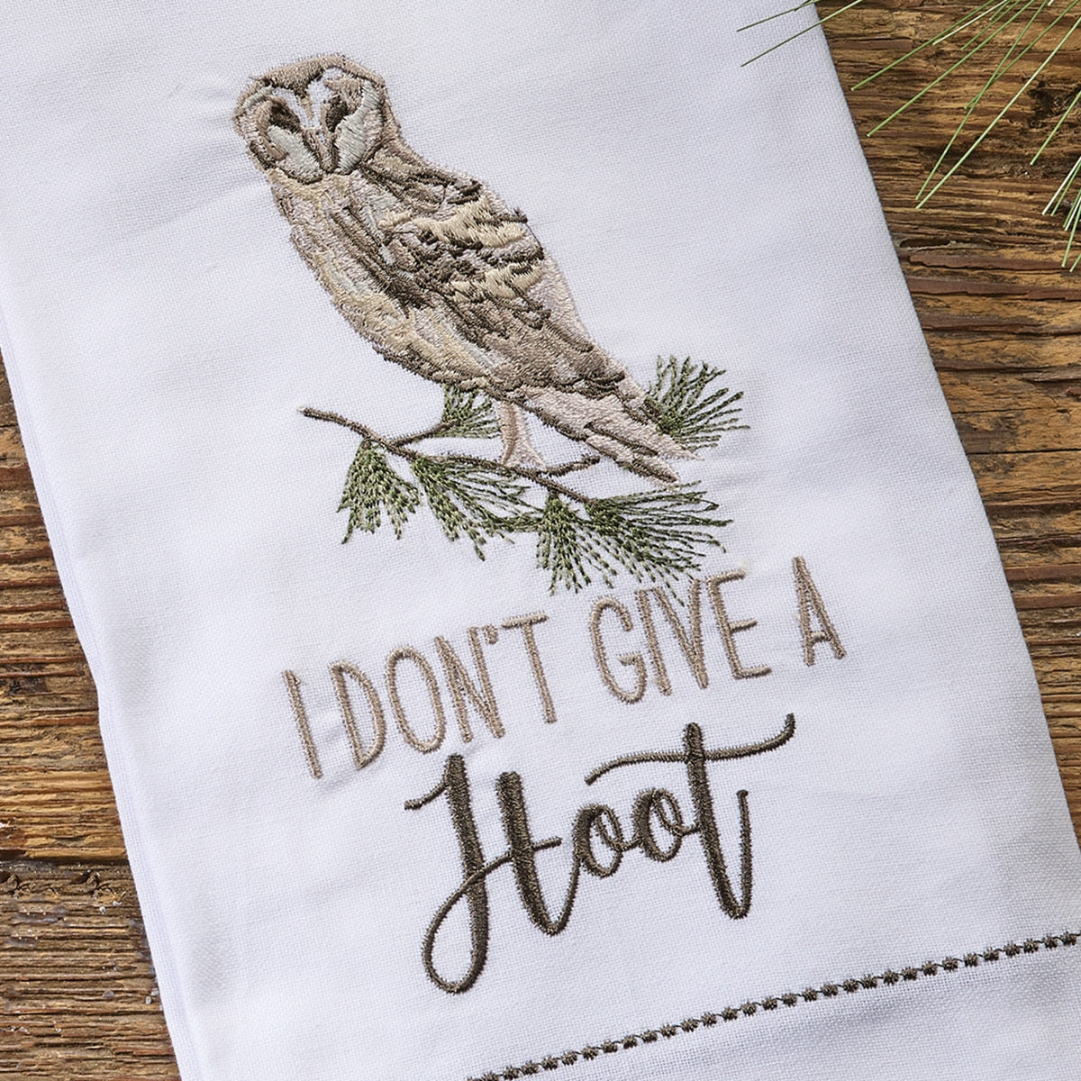 Park Designs I Don'T Give A Hoot Decorative Dishtowel - Set of 6
