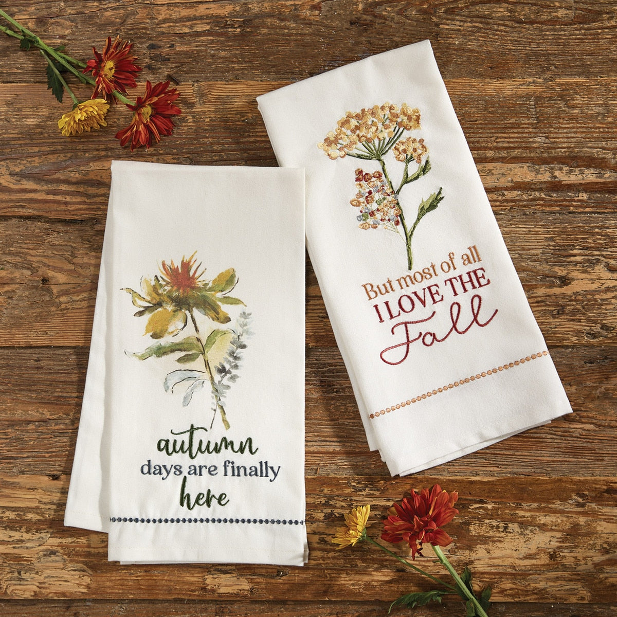 Park Designs I Love The Fall Decorative Dishtowel - Set of 6