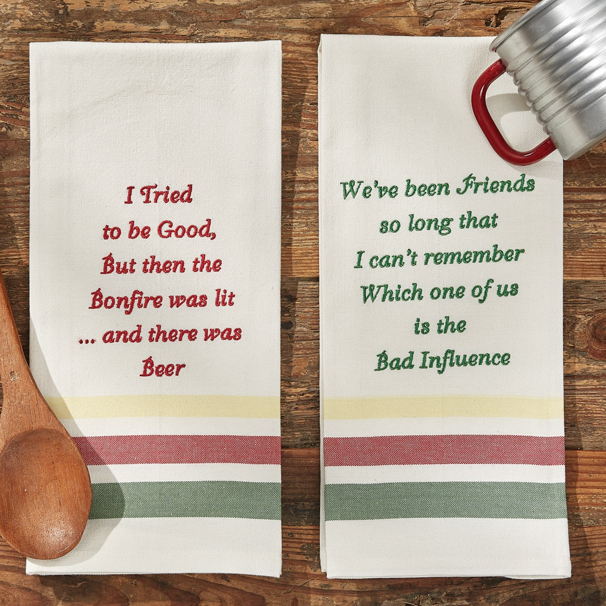 Park Designs I Tried Dishtowel - Set of 2