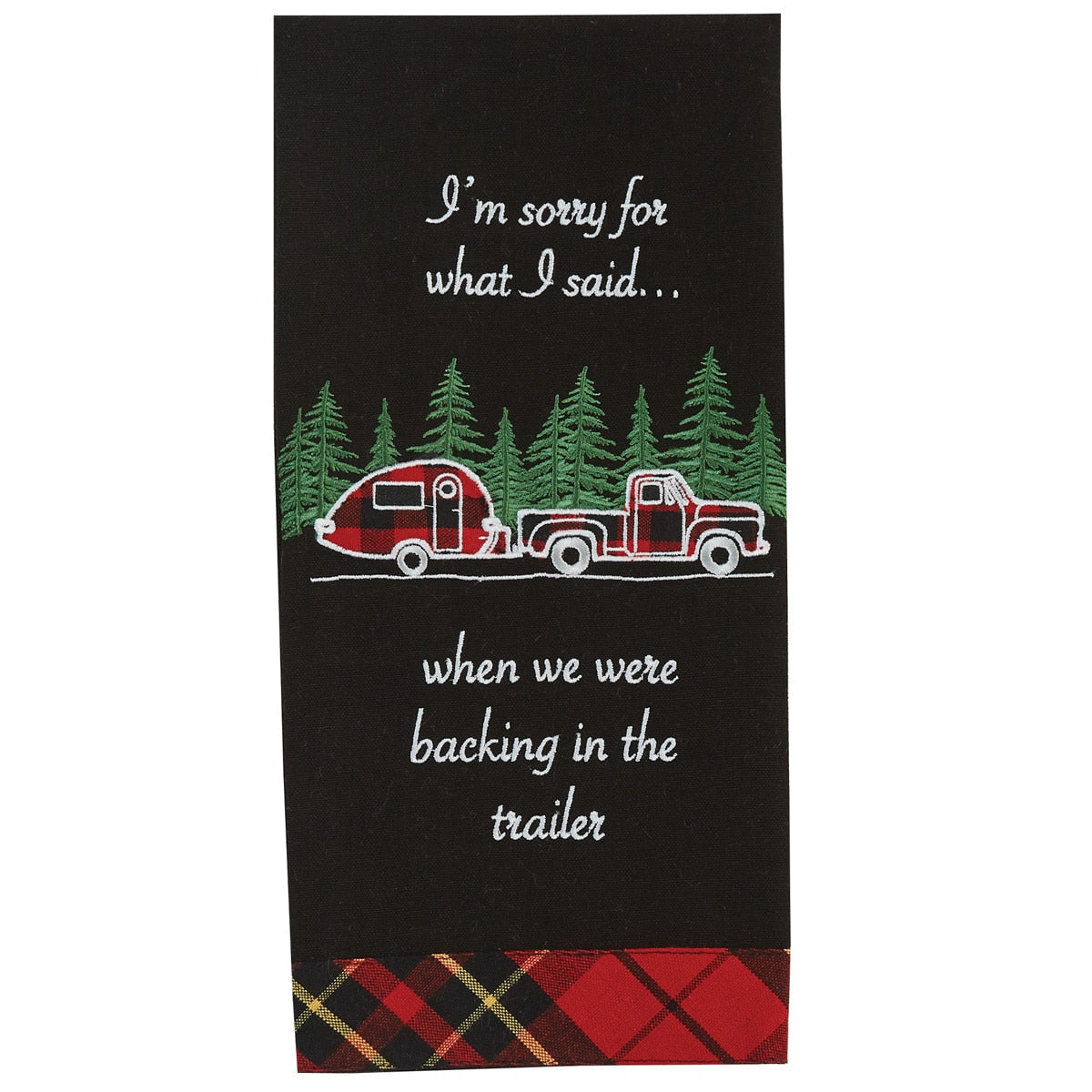 Park Designs I'M Sorry Appliqued Dishtowel - Set of 2